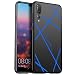 Produktbild Huawei P20 Pro Hülle, Stilvoller Ultradünne Handyhülle. GOGME Hart Schutz Schutzhülle Für Huawei P20 Pro. Der Einfachste Und Effektivste Schutz Abdeckung Des Telefon. blau-schwarz