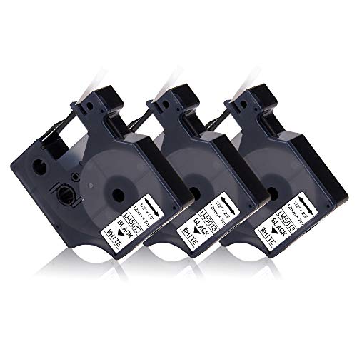 Compatible cinta de etiquetas compatible para dymo 45013 s0720530 autoadhesivas etiquetas para dymo lm 160 210d 220p 220p 360d labelpoint 150 200 250