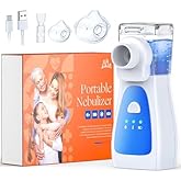 Aerosol Portatile Silenzioso per Adulti e Bambini - Bambino ad Inalazione ad Ultrasuoni ad alta Potenza, la Batteria dura a L