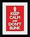 GB eye 16 x 12-inch Doctor Who Keep Calm and Don't Blink Framed Photograph, Assorted