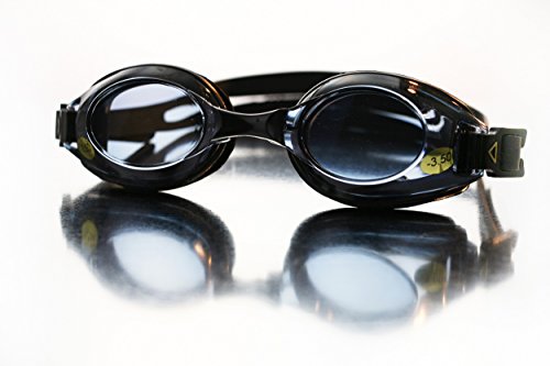 AQUA-SPEED® LUMINA Schwimmbrille mit Sehstärke / Dioptrien: linkes & rechtes Glas individuell nach Ihren Wünschen wählbar + UP® Schlüsselband - 2