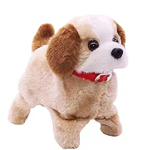 CADDLE & TOES Dancing Dog Toy Music Light Cute Robotic Electronic Walking Pet Puppy Kids Kid Child Christmas Gift Fun Eject Toys Fantastic and Barking Baby Boys & Girls,Adults (Pack 1) - Multicolor