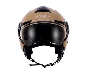 Vega Verve Open Face Helmet (Womens, Dull Desert Storm, M)