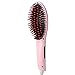 [2016 New Release] Hair Straightening Brush, Merit Hair Straightener With LCD Temperature Control, Straightener Comb With Fast Styling, Detangling Electric Straightener For Short or Long, Black, Thick, Thin, Wavy Hair or Bangs (Pink)