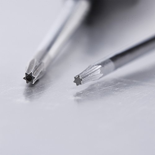 Mudder Öffnen Hülse Tools Torx T8H T6 Schraubendreher und T8 Schrauben mit Heben Reparaturwerkzeug für Xbox 360 Xbox One Controller, 10 Stück - 6