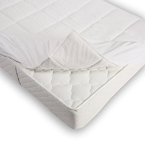 sinnlein® Mikrofaser-Unterbett für besonders guten Schlafkomfort und Entspannung, Matratzenauflage / Matratzenschoner mit Spannumrandung, erhältlich in verschiedenen Größen, Soft Touch, für Boxspring- und Wasserbetten geeignet, ideal auch für Allergiker (120 x 200 cm) - 3