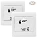 Produktbild Yovvin 2 Pack Star Wars Vinyl Sticker für Lichtschalter, Dark Side - Light Side Wandaufkleber Wandtattoo Wandsticker Room Lightswitch für Schlafzimmer Kinderzimmer Babyzimmer und Wohnzimmer