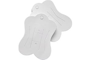 JEWELS AND TOOLS UK 50 x Jewellery Display Cards Brooch Barrette Hair Clip White 7cm x 5cm
