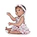 Produktbild Moreaulun 19 zoll Full Body Weiche Silikon Vinyl Baby Puppe Spielzeug Kinder Playmate Baby Doll