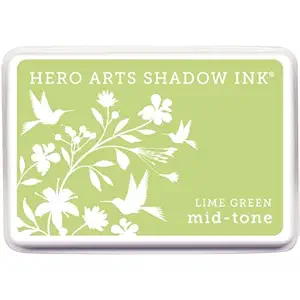 Hero Arts Mid-Tone Shadow Ink Pad, Lime Green