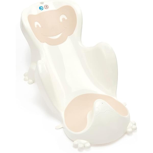 Fauteuil Transat De Bain Bébé | Siège Ergonomique Gris Avec Ventouses - Pour Bébé De 0 à 6 Mois
