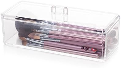Choice Fun Acrylic Make Up Organiser Clear Plastic Drawer Organiser, 1 Tier