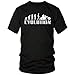 Produktbild Evolution Motorrad Harley Biker Chopper Ride T-Shirt – Ideal Geburtstag, Vatertag, Weihnachtsgeschenk Dunkelviolett. Medium schwarz
