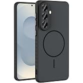 Coverzone Samsung Galaxy S24 FE İle Uyumlu Kamera Lens Korumalı Kılıf Magsafe Uyumlu Kablosuz Şarj &Ouml;zellikli Tea Silikon Tele