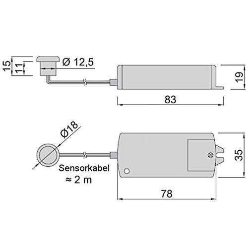 SO-TECH® Mini-Sensor Bewegungsmelder schaltet durch Handbewegung - 4