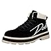 Produktbild LLonGao Herren Laufschuhe Atmungsaktiv Gym Turnschuhe Freizeit Schnürer Sportschuhe Sneaker Sneaker Herren Damen Atmungsaktives Tennisschuhe Freizeitschuhe Leicht Casual Schwarz Blau(Schwarz,39)