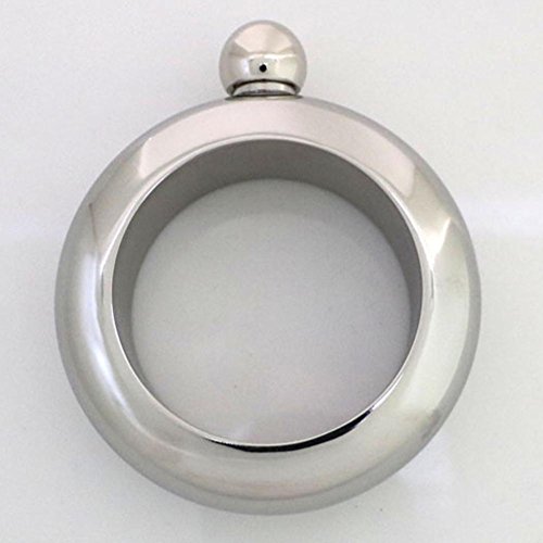 Jspoir Melodiz Kreative Armband Hüfte Flasche,Armband Design Flachmann Flasche Likörflaschen Schnapsflasche für Aufbewahrung von Whiskey/Alkohol - 6