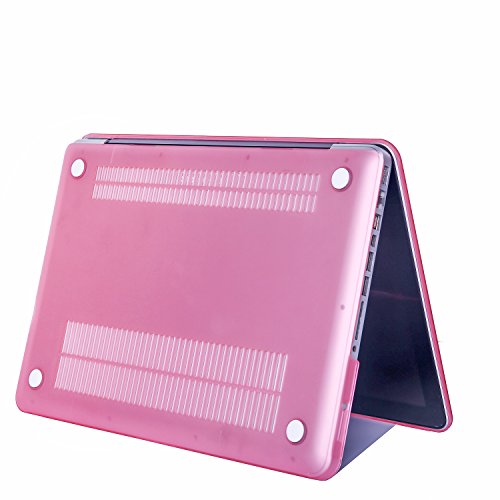 RYGOU Macbook Pro 13 Hülle, 4 in 1 Matte Plastik Hartschale Tastaturschutz Screen Shell Anti-Staub-Stecker für Macbook Pro 13,3 Zoll mit CD / DVD-Laufwerk Modell: A1278 - 6
