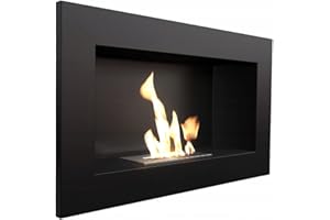 ‎KRATKI KRATKI Biokamin Dekorativ-Wandkamin Golf schwarz 374mm x 648mm TÜV - Rheinland geprüft