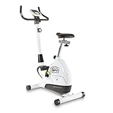 BH Vitabike YH200 - Bicicleta estática, Volante de inercia 7 kg, Freno magnético, Monitor LCD, Ruedas de transporte, Blanco