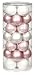Produktbild 28 Stk. Christbaumkugeln GLAS 45mm // Weihnachtskugeln Baumkugeln Baumschmuck Weihnachtsdeko Kugeln Christbaumschmuck Weihnachtsschmuck Dose Deko Weihnachten 4,5cm, Farbe: Noble Rose ( hell rosa porzelanweiß )