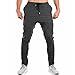Produktbild Ba Zha Hei Männer Tasche Freizeit Jogginghose Hose Männer Sweatpants Slacks Lässige elastische Sportwear Baggy Jogginghose Outdoorhose Freizeithose Stretch Basic (L, Grau)