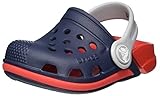 Die Crocs-Schuhe zeigen US-Größen an.