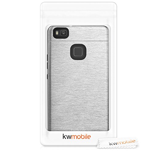 kwmobile Funda para Huawei P9 Lite - Carcasa Protectora de  Aluminio  para m  vil - Case  Trasero   Plata 