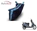 Auto Hub Bike Body Cover For Honda Activa 3G - Black Blue RS.275.00
