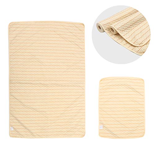 Neutre Large Protection de Matelas Imperméable - 70x110cm Lavable à Langer Matelas Absorbant Etanche Lit Pad Matelas pour Bébé Enfants,50x40cm Berceau Pad de Cotton Coming