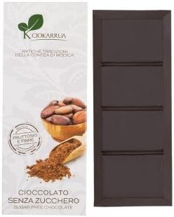 Chocolate no sugar added of Modica, 100 g, Italian chocolate