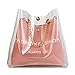 Price comparison product image Fashion Classic Temperament Wild Lady BagTransparent Jelly Liquid Small Bag Female 2019 New Wild Fairy Slung Bucket BagWomen's Top-Handle Bags,Women's Cross-Body Bags,Women's Shoulder Bags