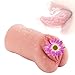 Produktbild KingSnow Masturbatoren 3D Masturbator mit Realistischer Vagi-na weiches TPR Material 100% Wasserdicht für Männer, Oral Masturbator Men Cup Männer Masturbieren Sexspielzeug 520g