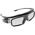 BYINTEK Rechargeable 3D Glasses for DLP 3D Projector, DLP-Link Active Shutter Real 3D Shocking, Perfect for 3D Movies and Games