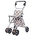 Produktbild TWGDH Roll-Rollator Aus Aluminium Mit Einkaufswagen Roll-Trolley Aus Aluminium Für Senioren Mit Sitz