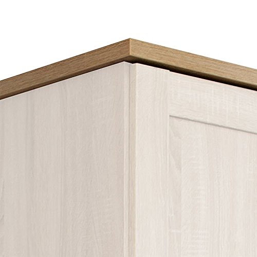 Preisvergleich Produktbild Kleiderschrankkranz für Kleiderschrank 6 türig Eiche Deko