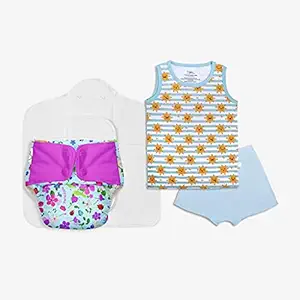 Superbottoms Plus UNO All in one Reusable Cloth Diaper + Soaker Sets, One Size