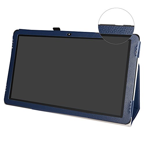 TrekStor SurfTab Theater 13.3 hülle,Mama Mouth Folding Ständer Hülle Case mit Standfunktion für 13.3″ TrekStor SurfTab Theater 13.3 Android Tablet PC,Blau - 2