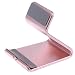 Produktbild IPOTCH Universal Handyständer Dreieck Geformt für Handy Tablet iPad, Aluminium Halter Anti-Rutsch Handyhalterung - Roségold