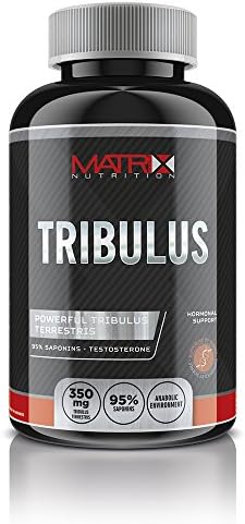 Matrix Nutrition Hardcore Bulgarian Tribulus Test Booster (95% Saponins) Capsules - Testosterone Booster - Muscle Mass. (120 Tablets)
