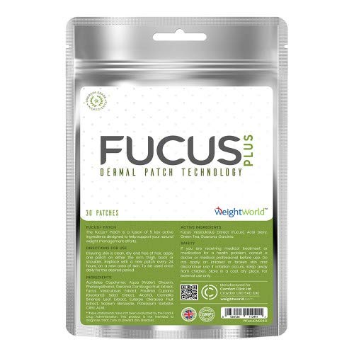 Fucus + Cerotti - Cerotti Dimagranti, Formula Delicata, Supporto alla Dieta, Aiuta a Gestire il Peso, Garcinia Cambogia per Ridurre l'Appetito, Caffeina per Metabolismo - 30 Cerotti - WeightWorld