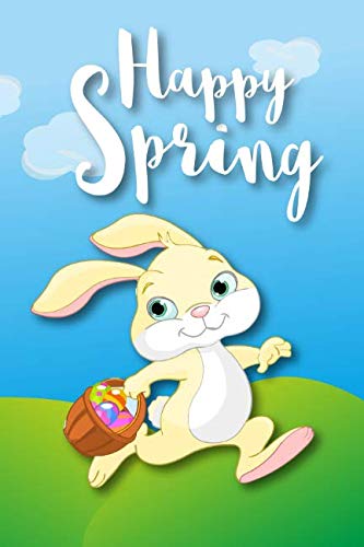 Preisvergleich Produktbild Happy Spring: A Bunny Notebook for Girls to Celebrate Spring