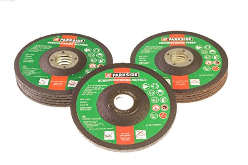 Preisvergleich Produktbild Parkside® 11-Teiliges Trenn- und Schruppscheiben Set Ø125mm