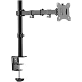 Dıgıtus Monit&ouml;r Tutucu - Masa Kelep&ccedil;esi - 1 Monit&ouml;r - 32 İn&ccedil;e Kadar - 8 Kg'A Kadar - Vesa 75X75, 100X100 - Siyah, Da-90399