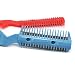 2 Pcs DIY Professional Scissor Hair Razor Comb Hairdressing Thinning Trimmer