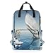 Produktbild Laptop Stilvolle Computer Schule Rucksack Casual Tragbare Tasche für Frauen Männer Seeschiffe Motorboot Whale