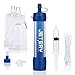 Produktbild Persönlicher Wasserfilter Stroh-Überlebensvorrichtung Ausrüstung, JETERY Portable 1500L Luftreiniger für Outdoor, Campen und Wandern, 0.01 Mikron Trink-Filtrationssystem