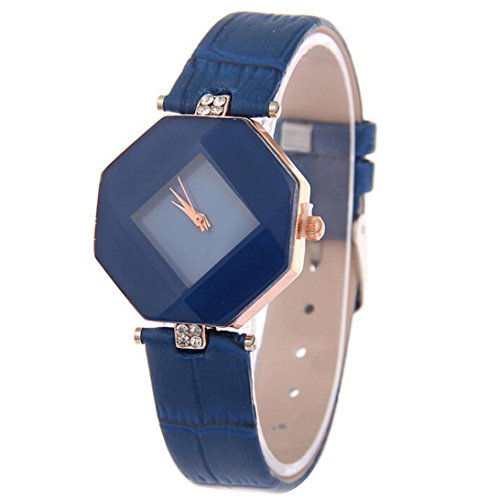 Ouneed® Uhren, Mode Strass Armbanduhr Dame Kleid Uhr Quarz Uhr (Blau) Ouneed® Uhren, Mode Strass Armbanduhr Dame Kleid Uhr Quarz Uhr (Blau)