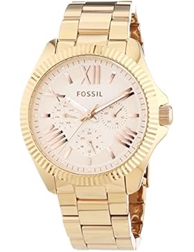 Fossil Damen-Armbanduhr Cecile Analog Quarz Edelstahl AM4569