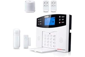 ALARMASZOOM Alarma Hogar WIFI + GSM teclado Castellano Sin Cuotas Control remoto APP Facil instalación APP Tuya Smart y Smart Life. instrucciones configuracion en castellano. Alarma para casa en propiedad PG500